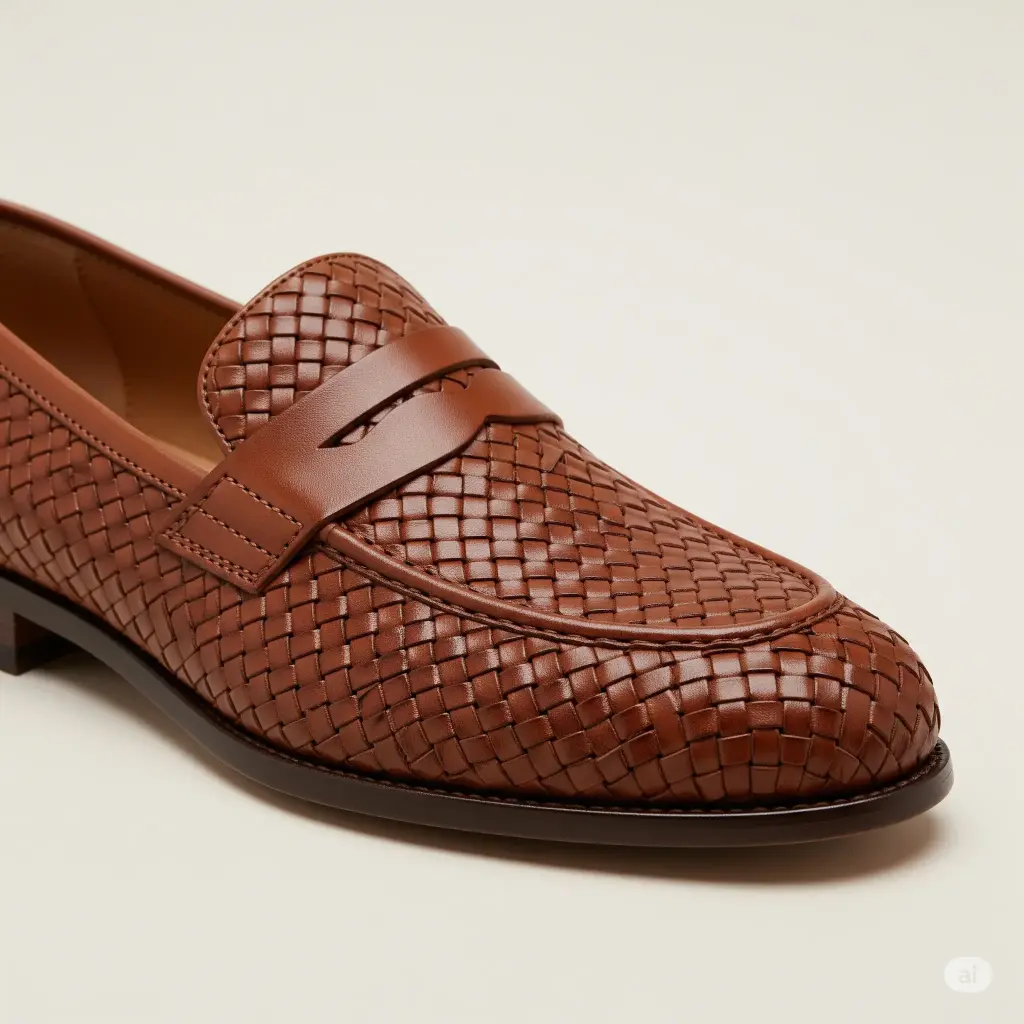 Woven loafer
