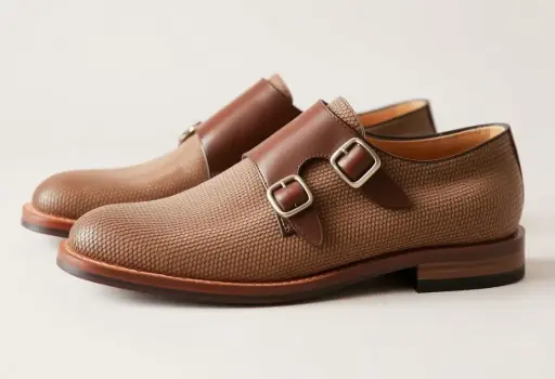 Textured Vegan Monk Strap